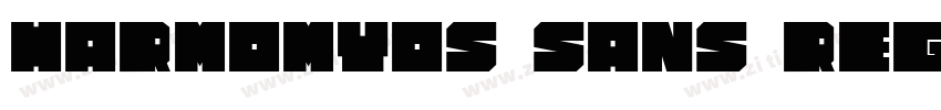 HarmomyOS Sans Regul字体转换